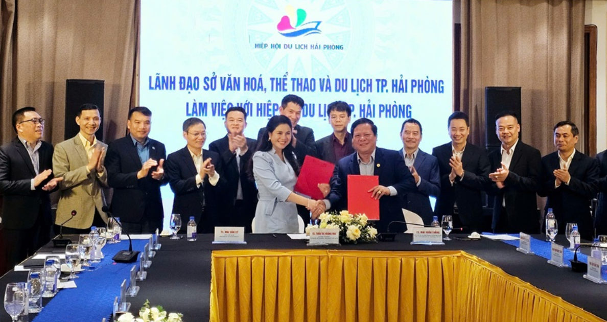 Hiệp hội Du lịch và Sở VHTTDL Hải Phòng Ký Kết Biên Bản Ghi Nhớ Hợp Tác Phát Triển Du Lịch Giai Đoạn 2025-2027